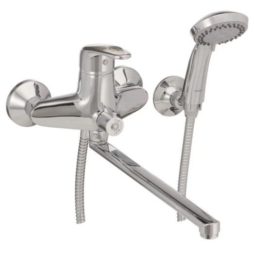 Змішувач для ванни Haiba Magic 006 із сірою ручкою (HB0692)