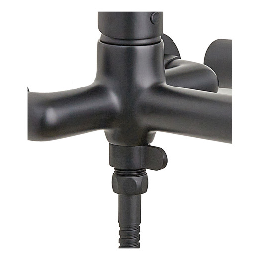 Смеситель для ванны Haiba Markus 009 Euro Black (HB3975)