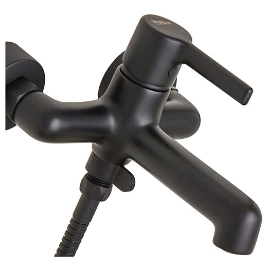 Смеситель для ванны Haiba Markus 009 Euro Black (HB3975)