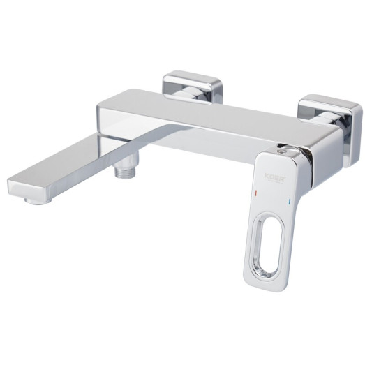 Смеситель для ванны Koer KB-41031-01 с коротким изливом (KR5436)