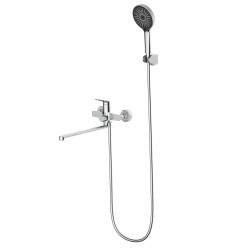 Змішувач для ванни в комплекті FADO Garda хром довгий (MIX05022C)