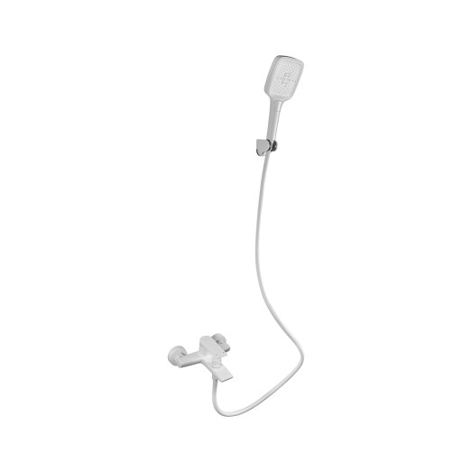 Змішувач для ванни в комплекті FADO Pisano матовий білий (MIX0902W)