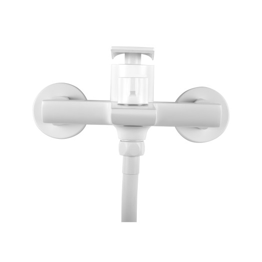 Змішувач для ванни в комплекті FADO Pisano матовий білий (MIX0902W)