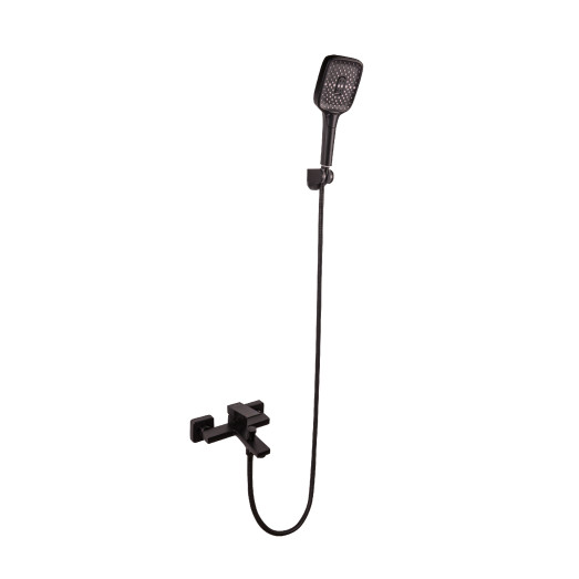 Змішувач для ванни в комплекті FADO Verona матовий чорний (MIX0602B)