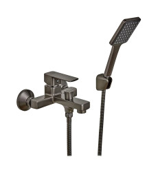 Смеситель для ванной комнаты Haiba Kubus 009 Euro Graphite (HB4007)