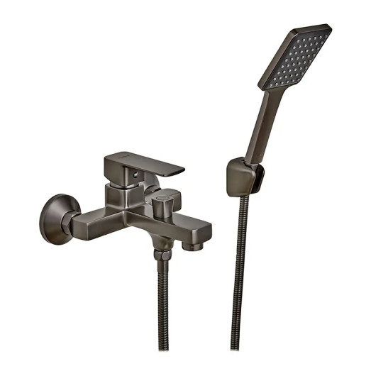 Смеситель для ванной комнаты Haiba Kubus 009 Euro Graphite (HB4007)