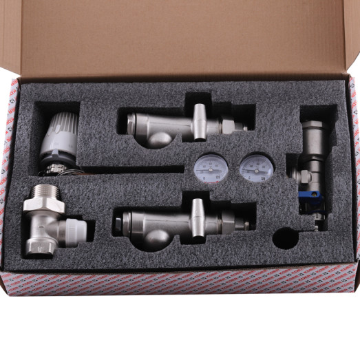 Змішувальний вузол з лівим підключенням Koer KR.1022L1 - 1" (прямий) (KR2912)